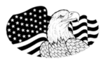 Flag N Eagle Oval - Horizontal