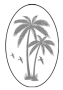 Palm Tree L Nature Oval